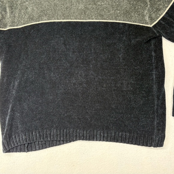 Alexander Lloyd Textured Knit Sweater Pullover Black Gray 3XLT Silk Wool Blend - Picture 4 of 10
